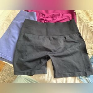 Aurola dream collection high waisted workout shorts